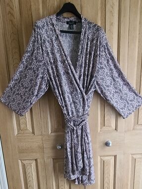 Rene Rofe Floral Print Wrap, Robe